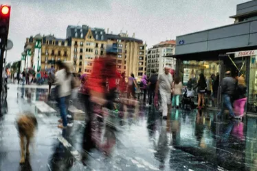 Un temps de chien à Donostia